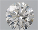 Diamante Natural 0.70 quilates, Redondo , Color F, claridad SI1 y certificado GIA