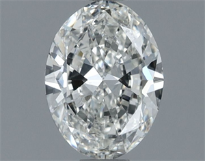 Picture of Natural Diamond 1.00 Carats, Oval with  Cut, G Color, SI1 Clarity and Certified by IGI