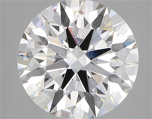 Picture of Lab Grown Diamond 4.45 Carats, Round with Ideal Cut, D Color, VS1 Clarity and Certified by IGI