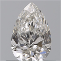 Diamante Natural 0.42 quilates, De pera , Color H, claridad VS1 y certificado GIA