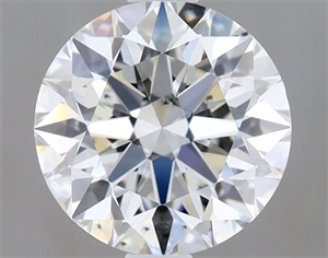 Foto Diamante Natural 1.00 quilates, Redondo , Color H, claridad SI1 y certificado GIA de