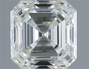Picture of Natural Diamond 1.11 Carats, Asscher with  Cut, I Color, VS1 Clarity and Certified by IGI