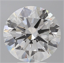 Lab Grown Diamond 6.03 Carats, Round with Excellent Cut, F Color, VVS2 Clarity and Certified by IGI
