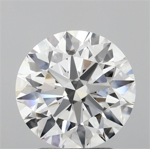 Picture of Lab Grown Diamond 2.83 Carats, Round with Ideal Cut, D Color, VVS1 Clarity and Certified by IGI