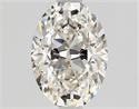 Natural Diamond 0.92 Carats, Oval with  Cut, I Color, VS2 Clarity and Certified by GIA