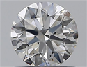 Diamante Natural 0.75 quilates, Redondo , Color H, claridad VS1 y certificado GIA