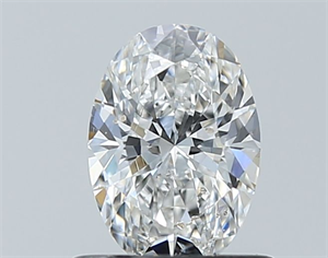 Picture of Natural Diamond 0.72 Carats, Oval with  Cut, E Color, SI2 Clarity and Certified by GIA