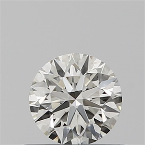 Picture of Natural Diamond 0.41 Carats, Round with Excellent Cut, I Color, VS1 Clarity and Certified by IGI