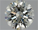 Natural Diamond 1.01 Carats, Round with Excellent Cut, J Color, VS2 Clarity and Certified by GIA