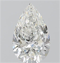 Natural Diamond 1.01 Carats, Pear with  Cut, G Color, SI1 Clarity and Certified by GIA