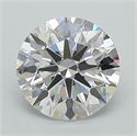 Lab Grown Diamond 1.32 Carats, Round with Ideal Cut, D Color, VS2 Clarity and Certified by IGI