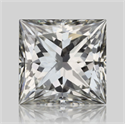 Natural Diamond 0.81 Carats, Princess with  Cut, I Color, VVS1 Clarity and Certified by GIA