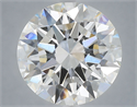 Lab Grown Diamond 6.04 Carats, Round with Excellent Cut, E Color, VVS2 Clarity and Certified by IGI