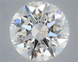 Picture of Lab Grown Diamond 6.04 Carats, Round with Excellent Cut, E Color, VVS2 Clarity and Certified by IGI
