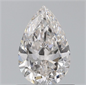 Diamante Natural 0.72 quilates, De pera , Color H, claridad VVS2 y certificado GIA
