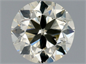 Natural Diamond 1.00 Carats, Round with Very Good Cut, M Color, SI1 Clarity and Certified by HRD
