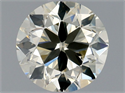 Natural Diamond 1.00 Carats, Round with Very Good Cut, M Color, SI1 Clarity and Certified by HRD