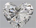 Natural Diamond 1.60 Carats, Heart with  Cut, E Color, VS1 Clarity and Certified by GIA
