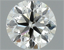 Natural Diamond 0.44 Carats, Round with Very Good Cut, H Color, VVS2 Clarity and Certified by IGI