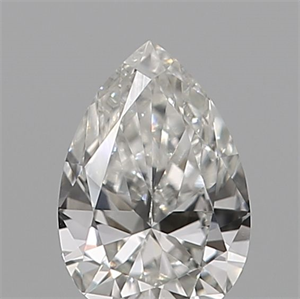 Picture of Natural Diamond 0.18 Carats, Pear with  Cut, H Color, VVS2 Clarity and Certified by GIA