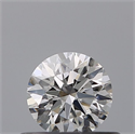 Natural Diamond 0.41 Carats, Round with Excellent Cut, D Color, VVS1 Clarity and Certified by GIA