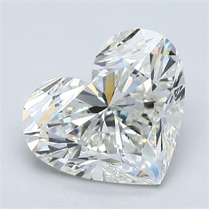 Picture of Natural Diamond 2.20 Carats, Heart with  Cut, H Color, VS1 Clarity and Certified by GIA