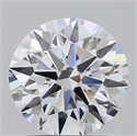 Lab Grown Diamond 1.33 Carats, Round with Ideal Cut, F Color, IF Clarity and Certified by IGI