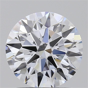 Picture of Lab Grown Diamond 1.33 Carats, Round with Ideal Cut, F Color, IF Clarity and Certified by IGI