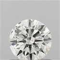 Natural Diamond 0.50 Carats, Round with Excellent Cut, H Color, SI2 Clarity and Certified by IGI