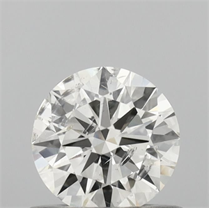 Picture of Natural Diamond 0.50 Carats, Round with Excellent Cut, H Color, SI2 Clarity and Certified by IGI