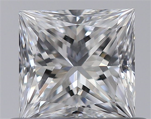 Foto Diamante Natural 0.50 quilates, Princesa , Color D, claridad VS2 y certificado GIA de