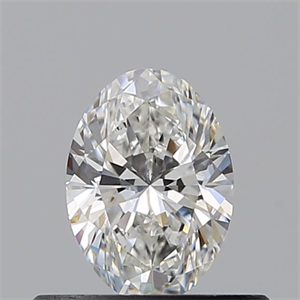 Foto Diamante Natural 0.40 quilates, Ovalado , Color F, claridad SI1 y certificado GIA de