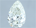 Natural Diamond 0.70 Carats, Pear with  Cut, H Color, IF Clarity and Certified by IGI