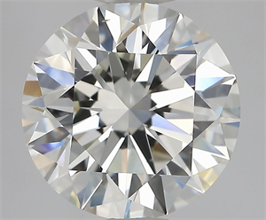Picture of Natural Diamond 2.08 Carats, Round with Excellent Cut, J Color, VS2 Clarity and Certified by GIA