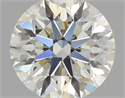 Natural Diamond 0.80 Carats, Round with Very Good Cut, K Color, VVS2 Clarity and Certified by GIA