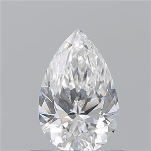 Foto Diamante Natural 0.71 quilates, De pera , Color F, claridad SI1 y certificado GIA de
