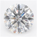 Lab Grown Diamond 5.01 Carats, Round with Ideal Cut, D Color, VVS1 Clarity and Certified by IGI