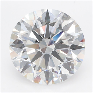 Picture of Lab Grown Diamond 5.01 Carats, Round with Ideal Cut, D Color, VVS1 Clarity and Certified by IGI