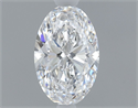 Natural Diamond 0.41 Carats, Oval with  Cut, D Color, VVS2 Clarity and Certified by GIA