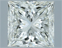 Natural Diamond 3.01 Carats, Princess with  Cut, I Color, VVS2 Clarity and Certified by IGI