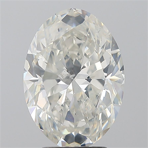 Picture of Natural Diamond 3.50 Carats, Oval with  Cut, I Color, SI2 Clarity and Certified by GIA