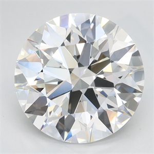 Picture of Lab Grown Diamond 2.64 Carats, Round with Ideal Cut, D Color, VVS1 Clarity and Certified by IGI
