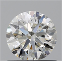 Natural Diamond 0.77 Carats, Round with Excellent Cut, I Color, SI1 Clarity and Certified by GIA