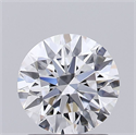 Lab Grown Diamond 1.23 Carats, Round with Ideal Cut, D Color, VS1 Clarity and Certified by IGI