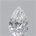 Diamante Natural 0.50 quilates, De pera , Color E, claridad VS2 y certificado GIA