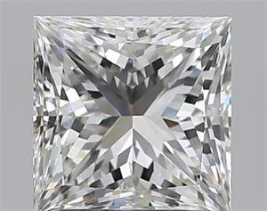 Picture of Natural Diamond 1.70 Carats, Princess with  Cut, I Color, VVS2 Clarity and Certified by GIA