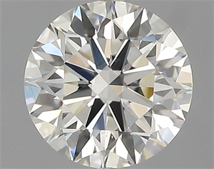 Picture of Natural Diamond 0.76 Carats, Round with Excellent Cut, J Color, SI1 Clarity and Certified by GIA