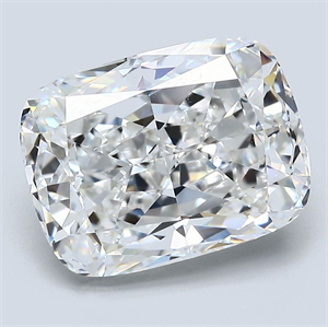 Picture of Natural Diamond 4.33 Carats, Cushion with  Cut, E Color, VVS2 Clarity and Certified by GIA