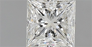 Picture of Natural Diamond 0.71 Carats, Princess with  Cut, G Color, VS1 Clarity and Certified by IGI