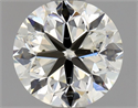 Natural Diamond 0.90 Carats, Round with Very Good Cut, K Color, SI2 Clarity and Certified by GIA